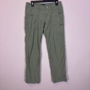 Marmot Green Cotton and Nylon Women's Hiking Pants 6